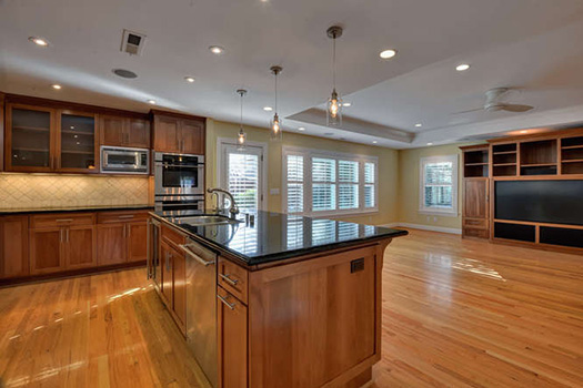 San Jose Corporate Rentals - West San Jose Executive Rental -Kitchen/Family Room